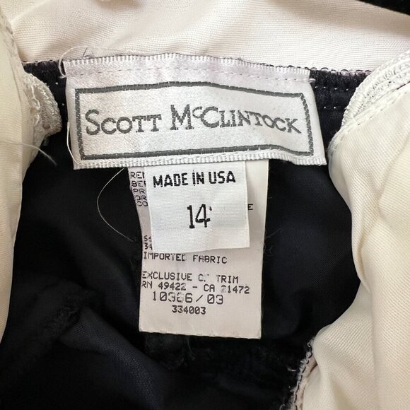 Vtg 90s Scott McClintock Halter Lace Bodice Velvet Bustle Formal Dress 14 READ - Picture 11 of 14